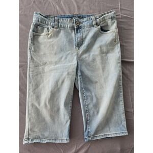Buffalo Samuella Bermuda Jeans Shorts Mid-Rise 90s Retro Grunge
